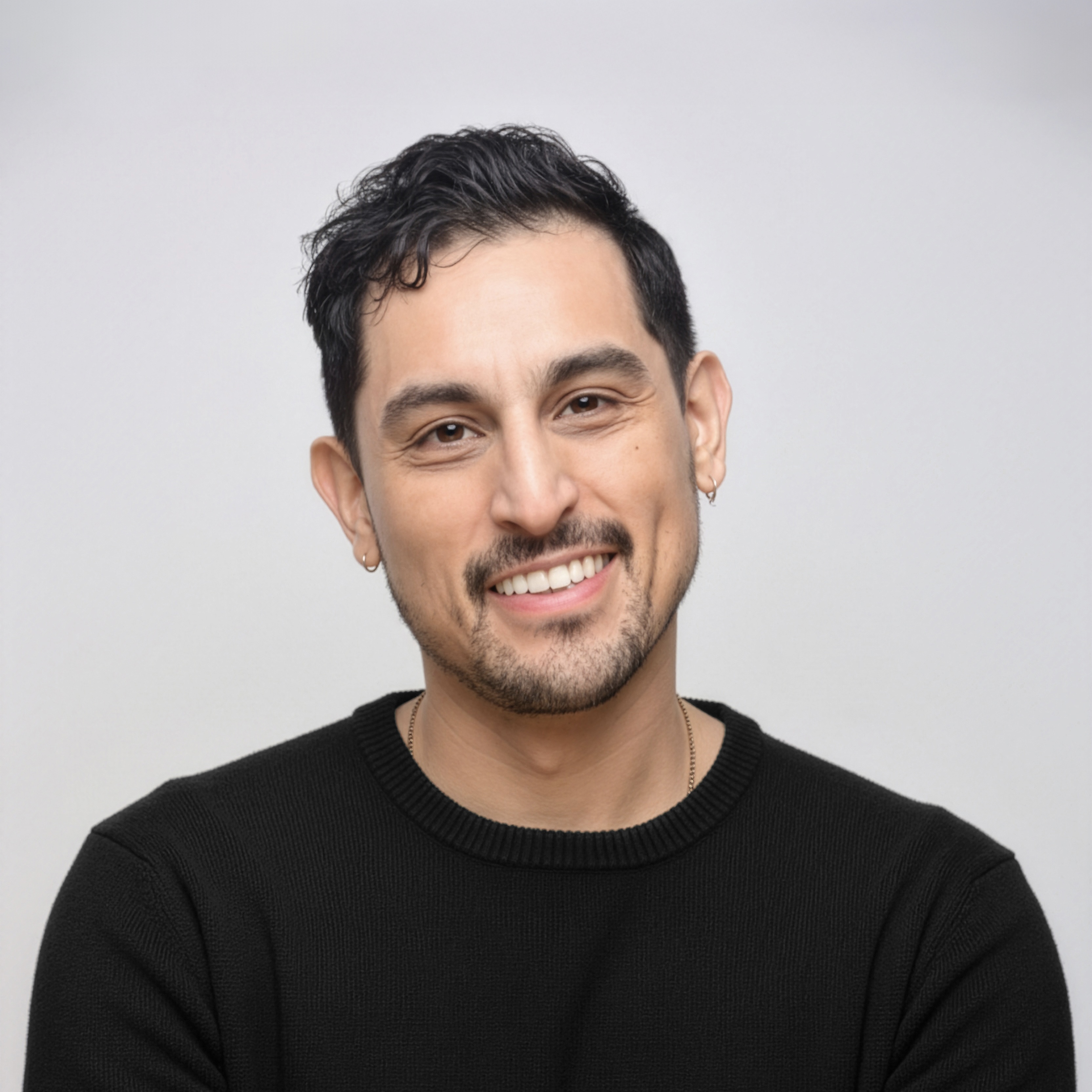 Portrait of Cesar Torres, a brand and product design leader based in New York City